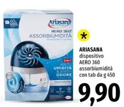 Famila Ariasana dispositivo AERO 360 assorbiumidità offerta