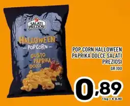 Il Centesimo Popcorn Halloween Gusto Paprika Dolce Salati Preziosi offerta