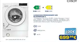 Euronics Lavasciuga Candy Prowash&Dry 400 offerta