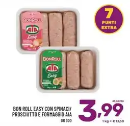 Il Centesimo Bon Roll Easy con spinaci/prosciutto e formaggio Aia offerta