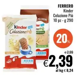 Famila Kinder Colazione Più offerta