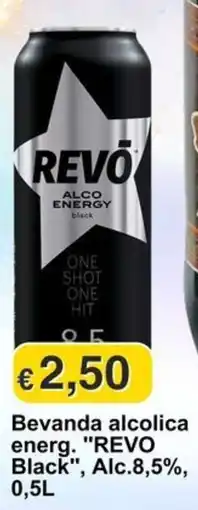 Mix Markt Bevanda alcolica energ. "REVO Black" offerta