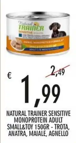 Moby Dick Natural Trainer Sensitive Monoprotein Adult offerta
