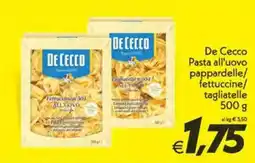 Iper Super Conveniente De Cecco Pasta all'uovo offerta