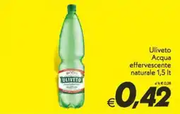 Iper Super Conveniente Uliveto Acqua effervescente naturale offerta