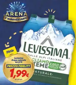 Iper Super Conveniente Levissima Acqua naturale offerta