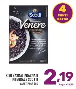 Il Centesimo Riso basmati/basmati integrale Scotti offerta