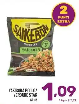 Il Centesimo Yakisoba pollo/verdure Star offerta