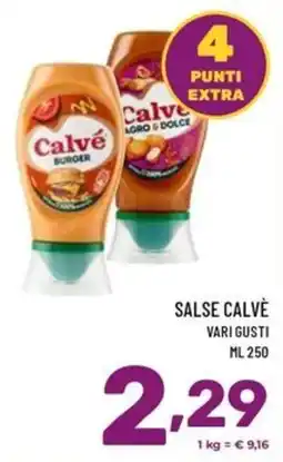 Il Centesimo Salse Calvé vari gusti offerta