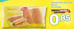 Il Centesimo Panini per hot dog Selex offerta