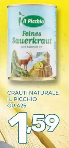 Il Centesimo Crauti Naturale Il Picchio offerta