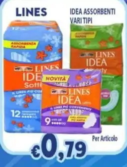 Opportunity Shop Lines idea assorbenti offerta