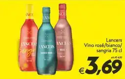 Iper Super Conveniente Lancers Vino rosé/bianco/sangria offerta