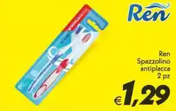 Iper Super Conveniente Ren Spazzolino antiplacca offerta
