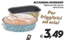 Iper Super Conveniente Accademia Mugnano teglie piccole misure varie forme offerta
