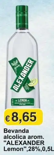Mix Markt Bevanda alcolica arom. "ALEXANDER Lemon" offerta