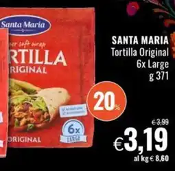 Famila Santa Maria Tortilla Original offerta
