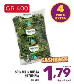 Il Centesimo Spinaci in busta Naturizia offerta