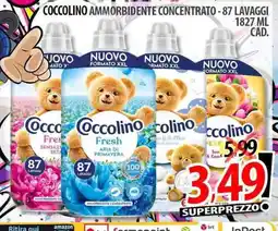 Il Genio Supermercato Coccolino ammorbidente concentrato offerta