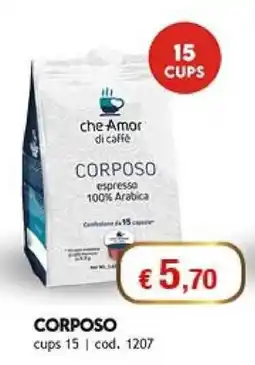 Elite che-Amor di caffè CORPOSO offerta