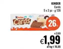 Famila Kinder Cards offerta