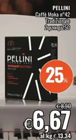 Famila Caffè Moka n°42 Tradizionale Pellini offerta