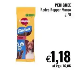 Famila Pedigree Rodeo Ropper Manzo offerta