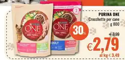 Famila Purina One Crocchette per cane offerta