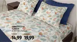 Famila Completo letto flanella di microfibra fantasia offerta