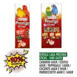 Moby Dick Versele Laga Prestige Sticks offerta