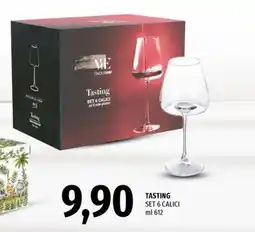 Famila Tasting set 6 calici offerta