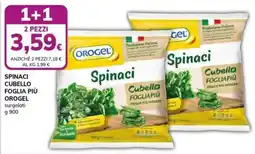 Basko Spinaci Cubello Foglia Più Orogel offerta