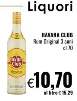 Famila Havana Club Rum Original 3 anni offerta