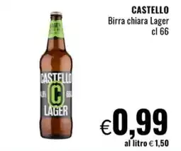 Famila Castello birra chiara lager offerta