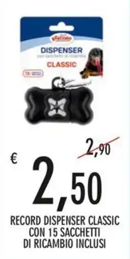 Moby Dick Record dispenser classic offerta