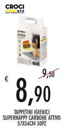Moby Dick Tappetini igienici Supernappy carbone attivo offerta