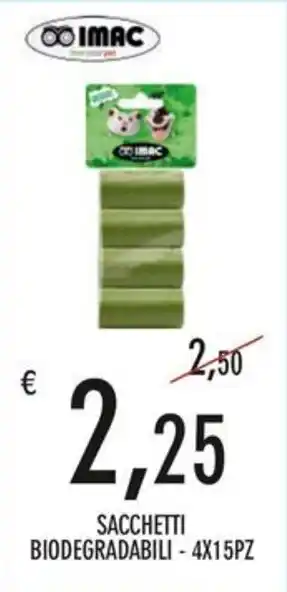 Sacchetti biodegradabili IMAC