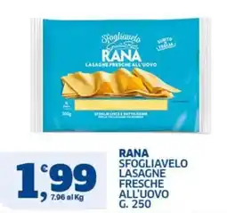 Ok Sigma Rana sfogliavelo lasagne fresche all'uovo offerta