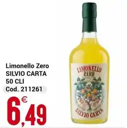 Centro Cash Limonello Zero Silvio Carta offerta
