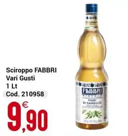 Centro Cash Sciroppo FABBRI Vari Gusti offerta