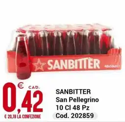Centro Cash Sanbitter San Pellegrino offerta