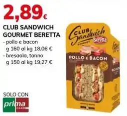 Basko Club Sandwich Gourmet Beretta offerta