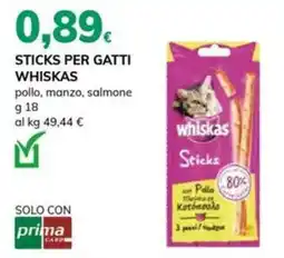Basko Sticks per gatti Whiskas offerta