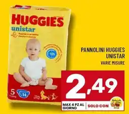 Il Centesimo Pannolini Huggies Unistar offerta