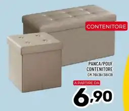 Il Centesimo Panca/pouf contenitore offerta