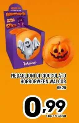 Il Centesimo Medaglioni di cioccolato Horrorween Walcor offerta