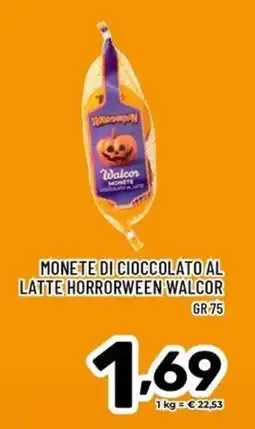 Il Centesimo Monete di cioccolato al latte Horrorween Walcor offerta