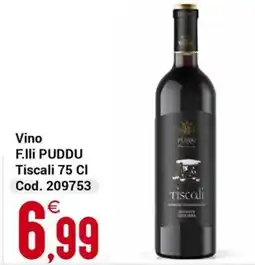 Centro Cash Vino F.Ili PUDDU Tiscali offerta