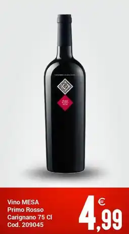 Centro Cash Vino MESA Primo Rosso offerta
