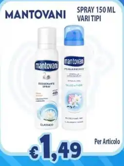 Opportunity Shop Mantovani deodorante spray offerta